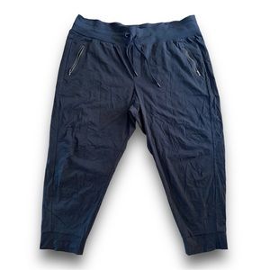 Athleta Trekkie North Jogger Women’s Sz 22 Mountain Hiking Trail Pants Black